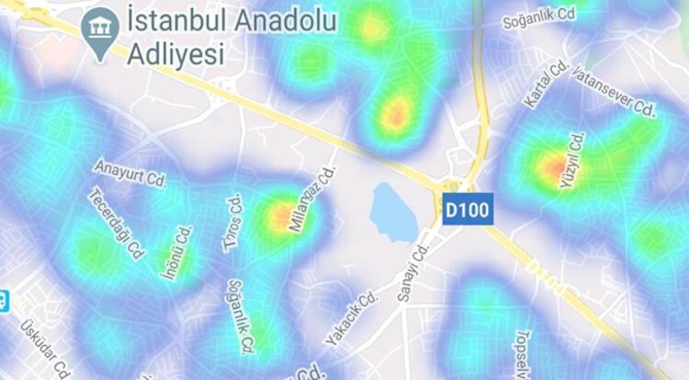 Son dakika: İstanbulda korkutan görüntü İlçe ilçe koronavirüs haritası
