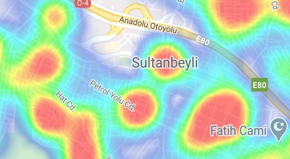 Son dakika: İstanbulda korkutan görüntü İlçe ilçe koronavirüs haritası