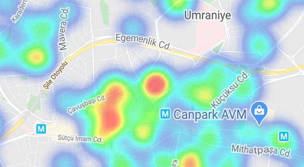 Son dakika: İstanbulda korkutan görüntü İlçe ilçe koronavirüs haritası