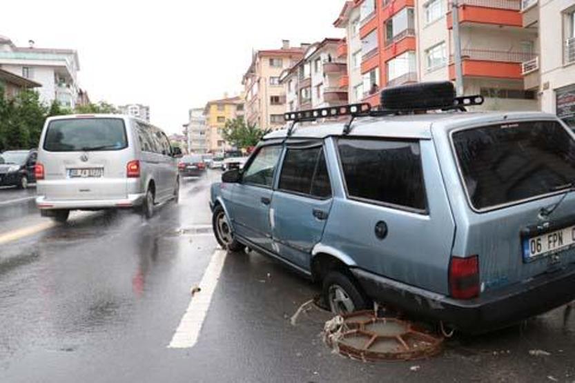 Ankarada sağanak etkili oldu