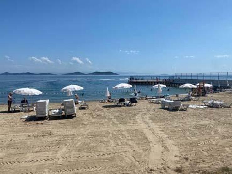 Caddebostan Plajında çirkin görüntü