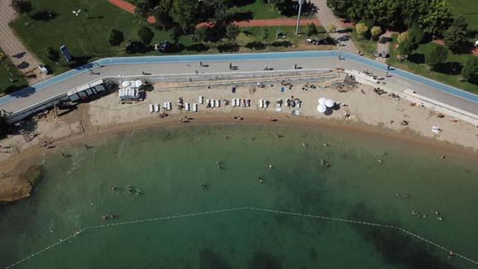 Caddebostan Plajında çirkin görüntü