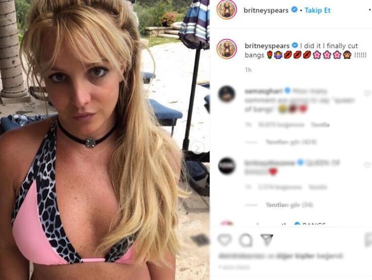 Britney Spears ve sevgilisi plajda maskeyle güneşlendi