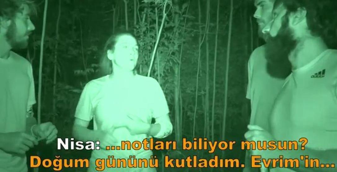 Survivorda Sercan Yıldırım ve Nisa notları açıkladı