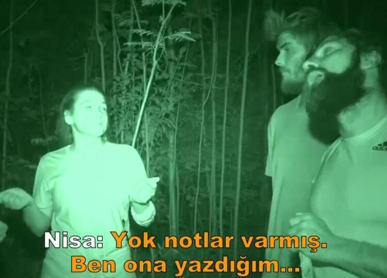 Survivorda Sercan Yıldırım ve Nisa notları açıkladı
