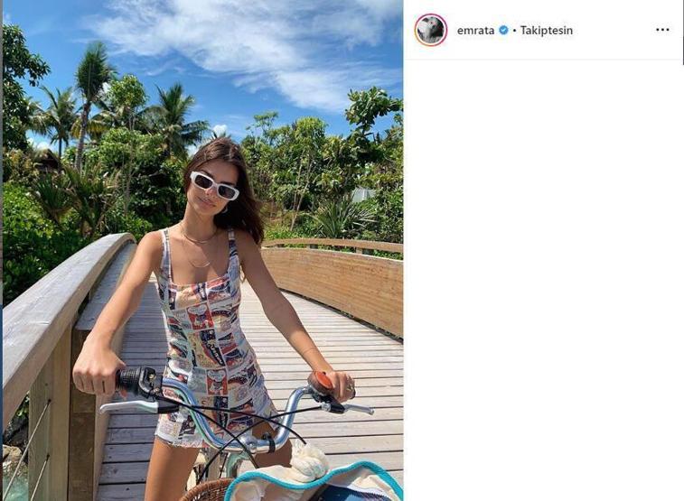 Emily Ratajkowski saçlarını sarıya boyattı