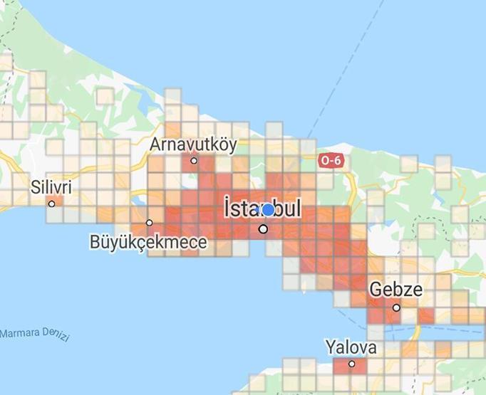 Son dakika... İşte İstanbulda ilçe ilçe koronavirüs haritası