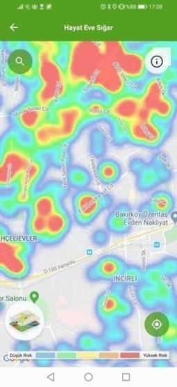 Son dakika... İşte İstanbulda ilçe ilçe koronavirüs haritası