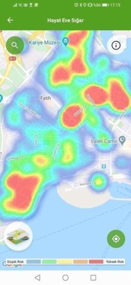 Son dakika... İşte İstanbulda ilçe ilçe koronavirüs haritası