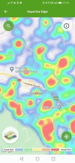 Son dakika... İşte İstanbulda ilçe ilçe koronavirüs haritası
