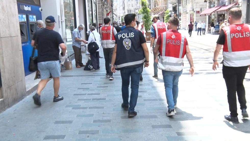 Beyoğlunda Dar alan denetimleri