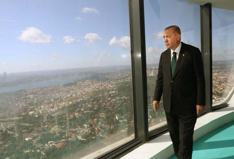 Cumhurbaşkanı Erdoğan Çamlıca Kulesini inceledi