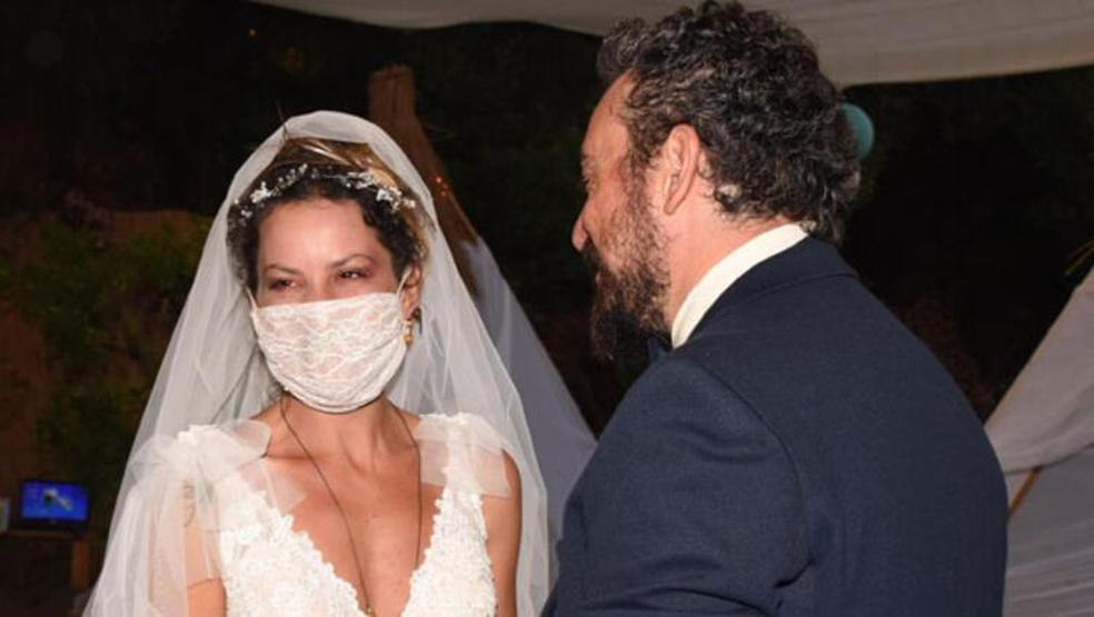 Ünlü oyuncu Yıldız Asyalı ile yönetmen Kerem Saka, Bodrumda evlendi