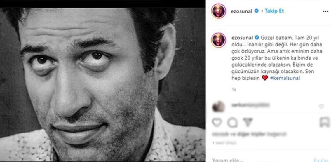 Kemal Sunal’a çocuklarından duygusal mesaj