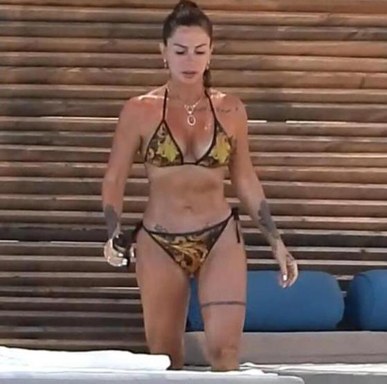 Berna Arıcı, Bodrum tatilinde