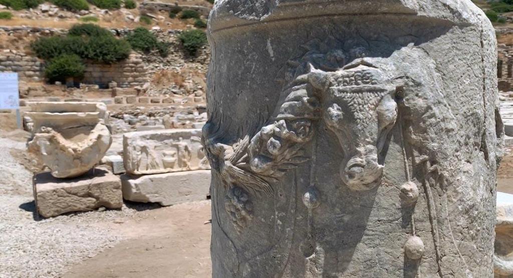 Son dakika... 3 bin yıllık Knidos Antik Kentinde yapılar yeniden yükseliyor