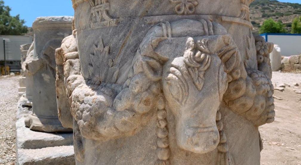 Son dakika... 3 bin yıllık Knidos Antik Kentinde yapılar yeniden yükseliyor