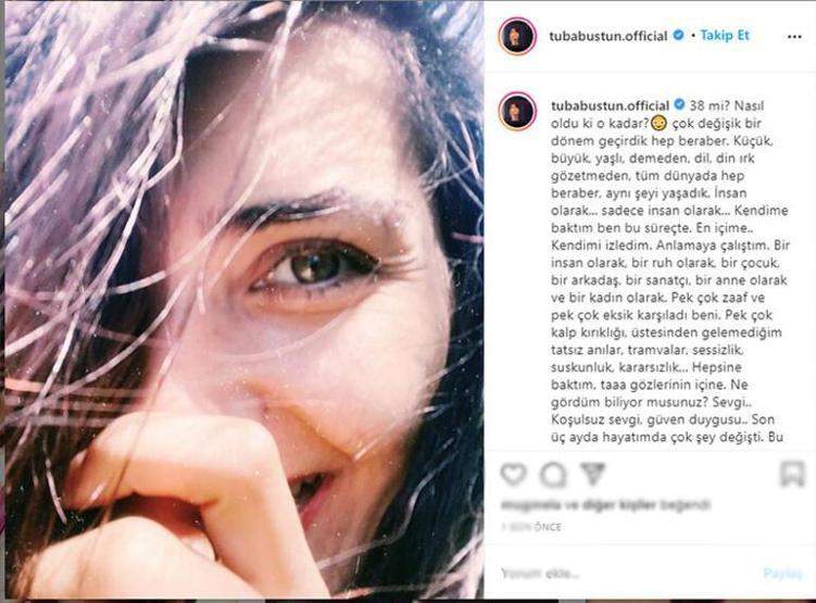 Tuba Büyüküstün 38. yaşı için tespitlerde bulundu