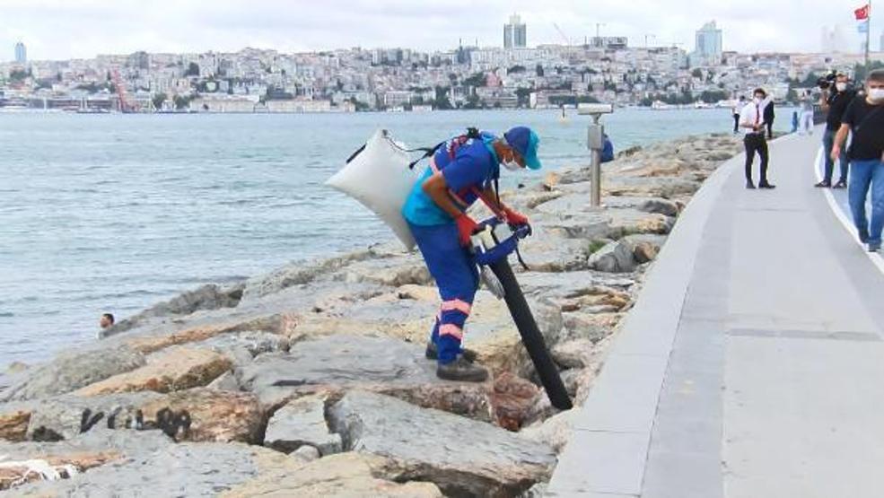 Son Dakika... Üsküdarda sahil boyunca çekirdek yiyene 61 lira ceza