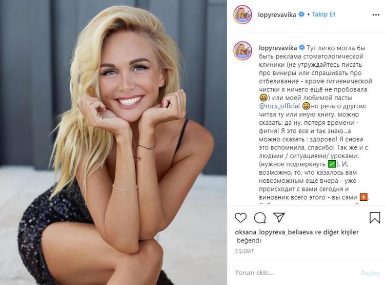 Victoria Lopyreva Türkiyeye geldi