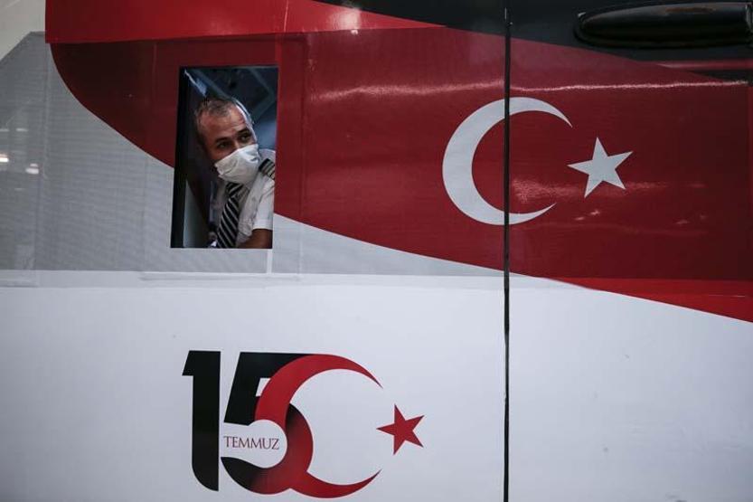 15 Temmuz Demokrasi ve Milli Birlik Treni, ilk seferinde Ankaradan hareket etti