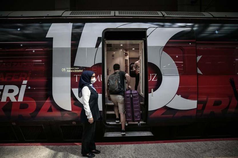 15 Temmuz Demokrasi ve Milli Birlik Treni, ilk seferinde Ankaradan hareket etti