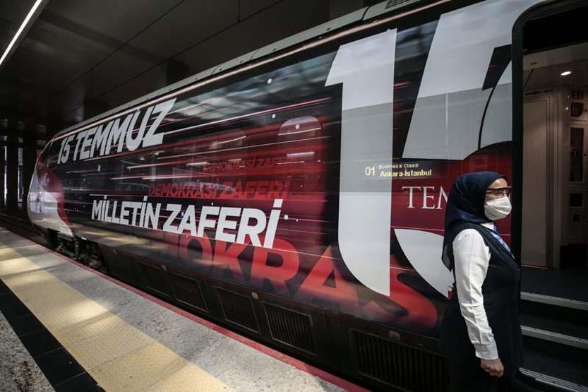 15 Temmuz Demokrasi ve Milli Birlik Treni, ilk seferinde Ankaradan hareket etti