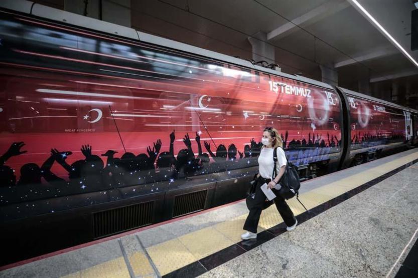 15 Temmuz Demokrasi ve Milli Birlik Treni, ilk seferinde Ankaradan hareket etti
