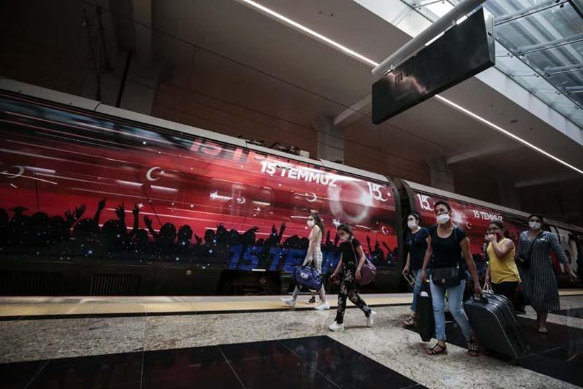 15 Temmuz Demokrasi ve Milli Birlik Treni, ilk seferinde Ankaradan hareket etti