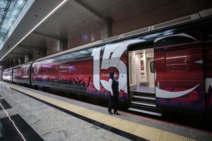 15 Temmuz Demokrasi ve Milli Birlik Treni, ilk seferinde Ankaradan hareket etti