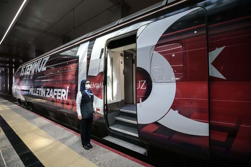 15 Temmuz Demokrasi ve Milli Birlik Treni, ilk seferinde Ankaradan hareket etti