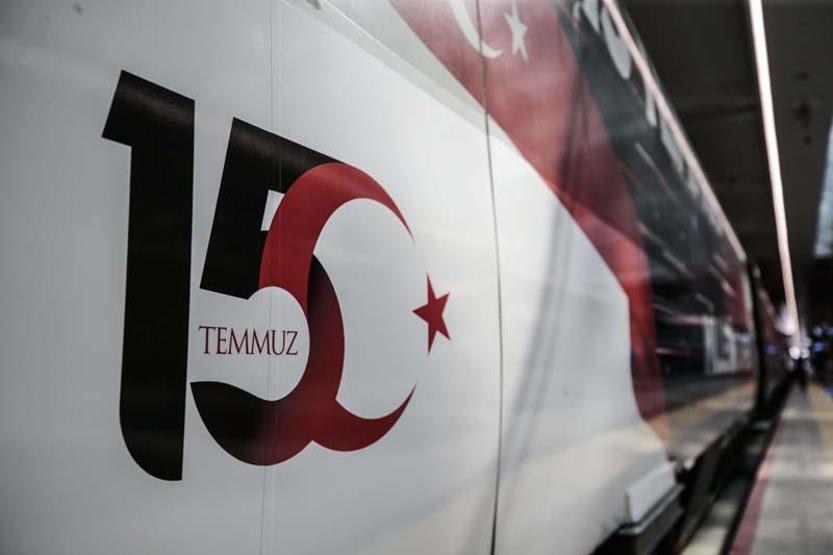 15 Temmuz Demokrasi ve Milli Birlik Treni, ilk seferinde Ankaradan hareket etti