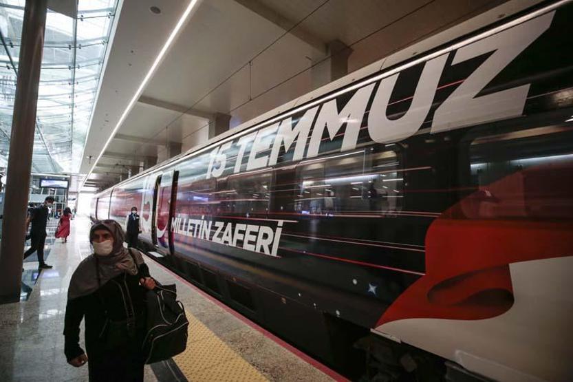 15 Temmuz Demokrasi ve Milli Birlik Treni, ilk seferinde Ankaradan hareket etti