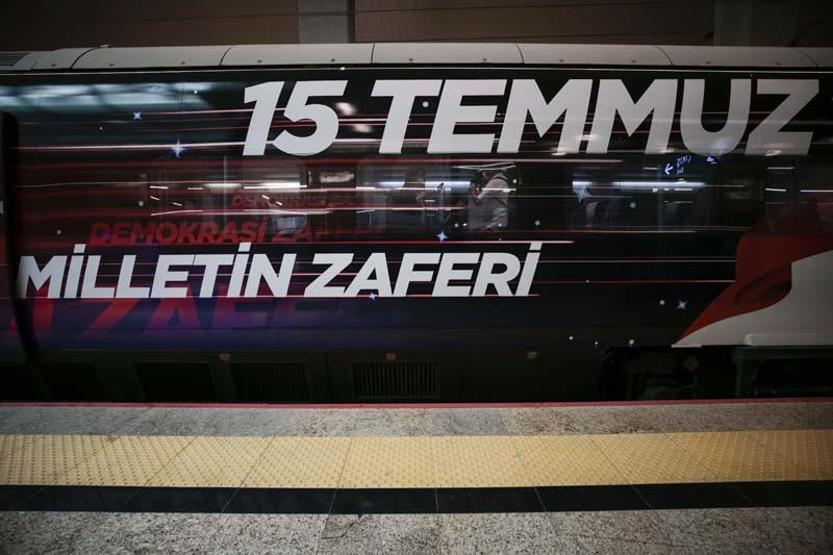 15 Temmuz Demokrasi ve Milli Birlik Treni, ilk seferinde Ankaradan hareket etti