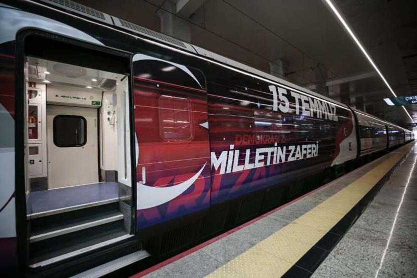 15 Temmuz Demokrasi ve Milli Birlik Treni, ilk seferinde Ankaradan hareket etti
