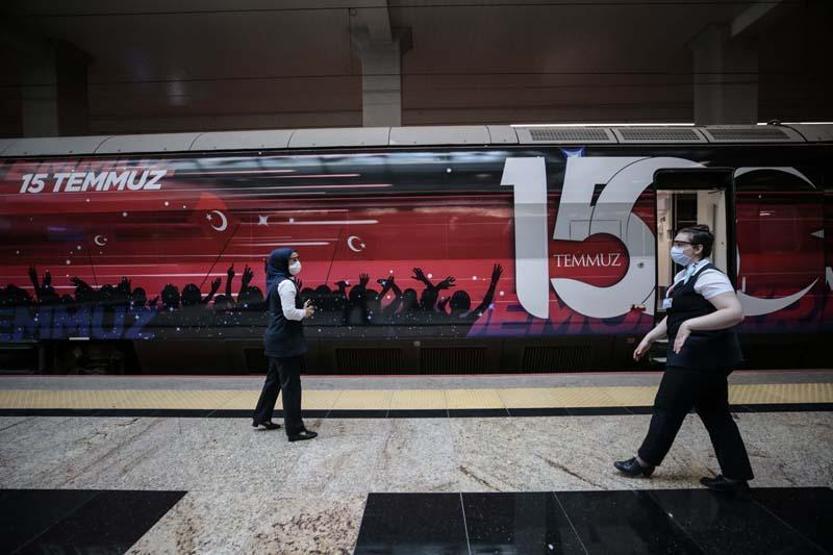 15 Temmuz Demokrasi ve Milli Birlik Treni, ilk seferinde Ankaradan hareket etti