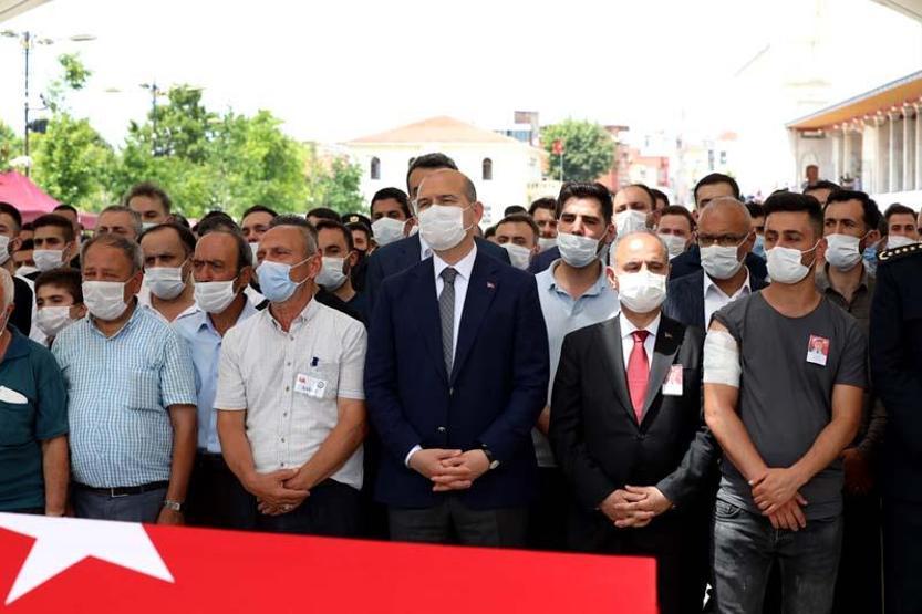 Son dakika... Şehit Erkan Gökteke son yolculuğuna uğurlandı