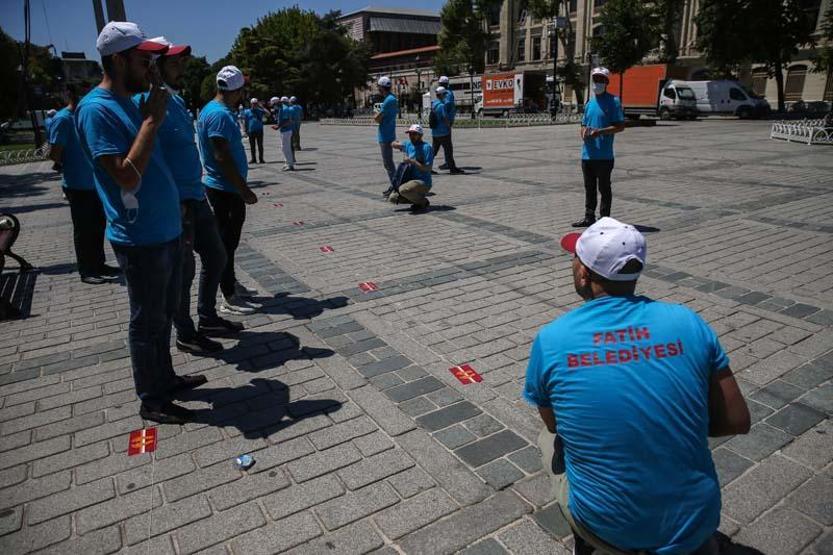 Açılışa saatler kaldı... Ayasofyada son durum