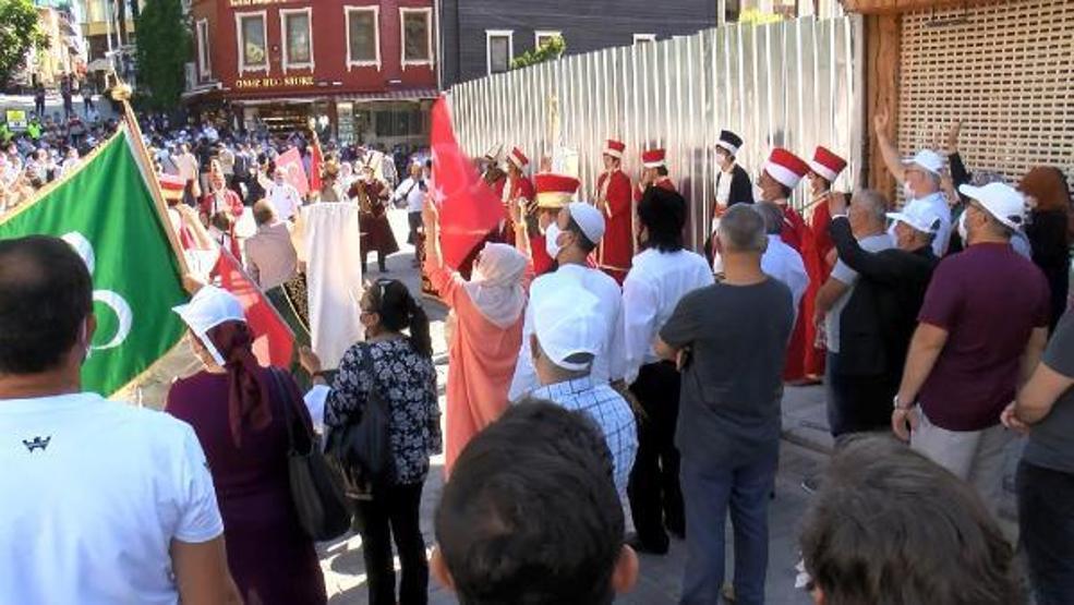 Son dakika... Ayasofya Camii açılışına kurbanlık koçla geldi