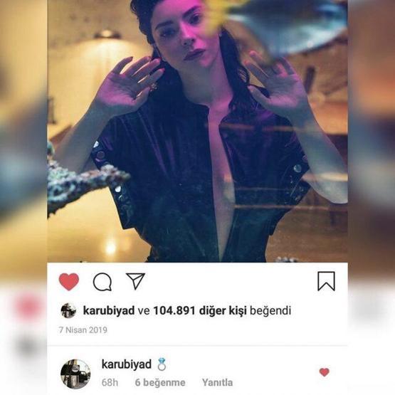 Merve Boluğurun yeni sevgilisi hayranı çıktı Fotoğraflarına övgüler yağdırmış