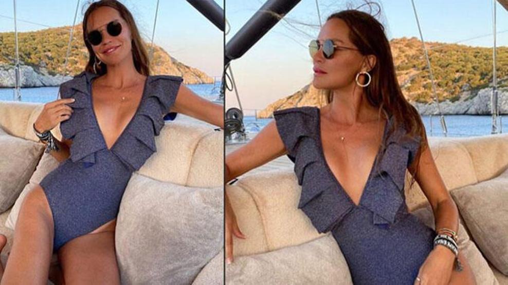 Ebru Şallının tabu yıkan pozu