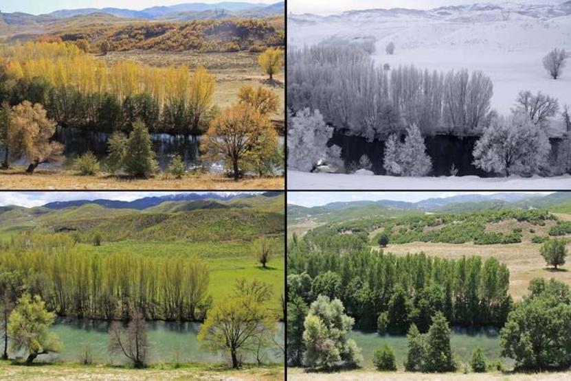 Tuncelinin Ovacık ilçesi 4 mevsim çekilen fotoğraflarıyla büyülüyor
