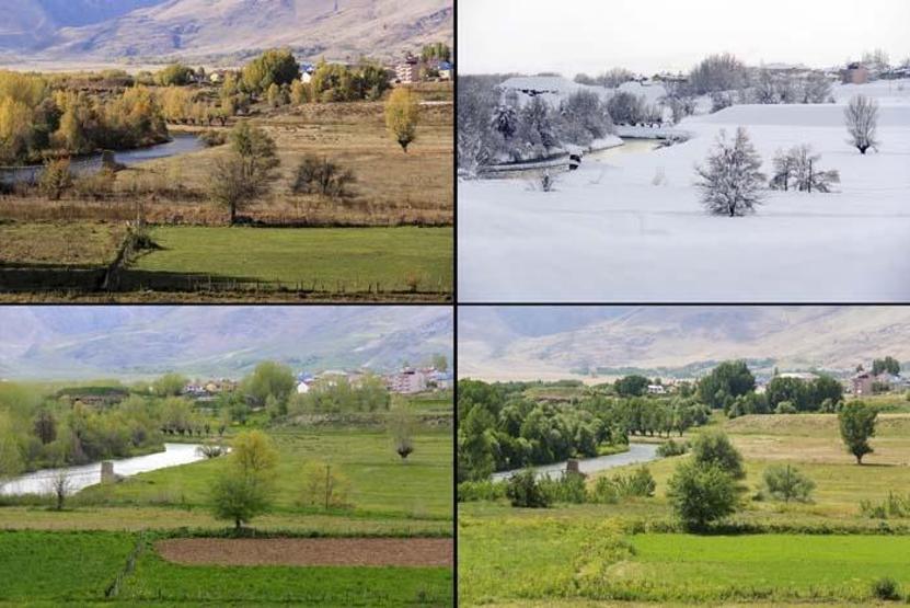 Tuncelinin Ovacık ilçesi 4 mevsim çekilen fotoğraflarıyla büyülüyor
