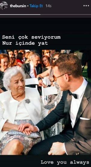 Kerem Bursinin babaannesi son yolculuğuna uğurlandı