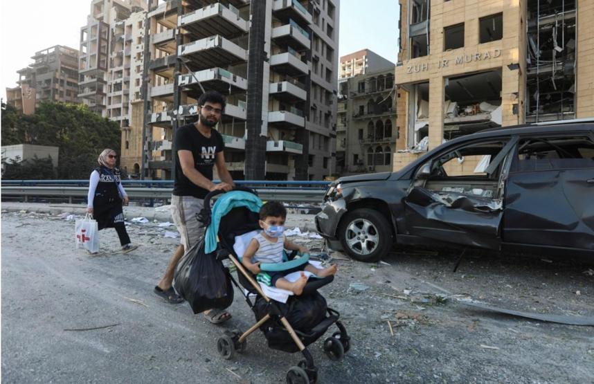 Reuters bu karelerle servis etti: İşte korkunç patlamanın ardından Beyrut