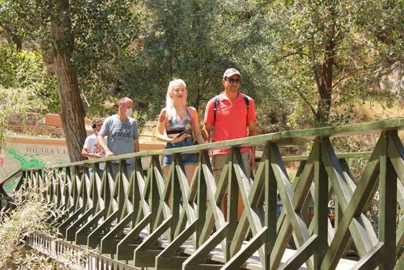 Kapadokyanın gözdesi Ihlara Vadisi’nde turist yoğunluğu