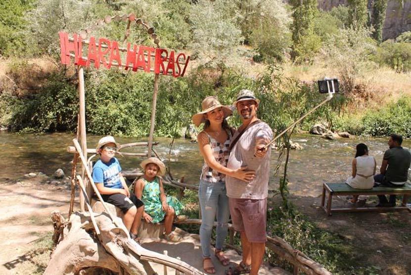 Kapadokyanın gözdesi Ihlara Vadisi’nde turist yoğunluğu