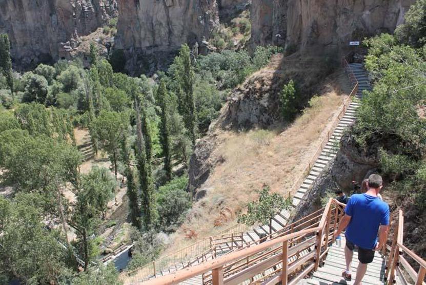 Kapadokyanın gözdesi Ihlara Vadisi’nde turist yoğunluğu