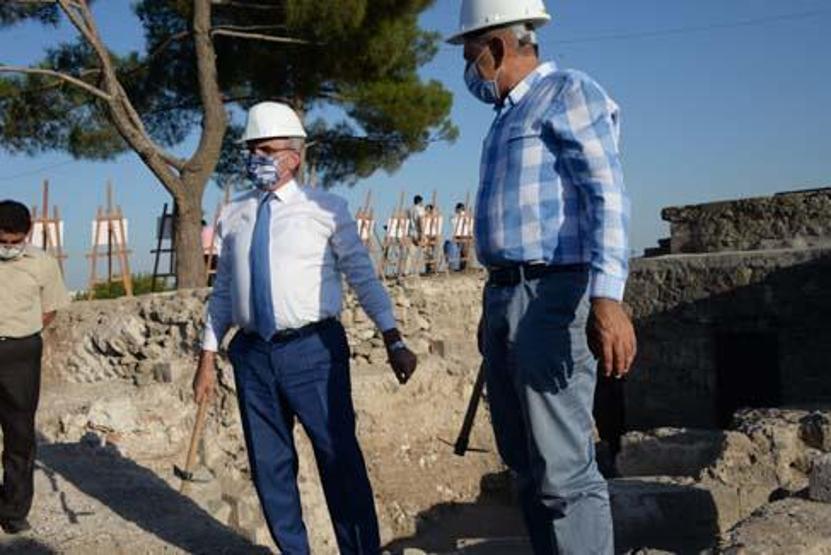 Diyarbakırdaki 8 bin yıllık Amida Höyükte kazı çalışmalarına başlandı