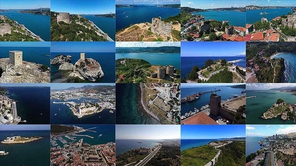 Türkiyenin asırlara meydan okuyan denize nazır kaleleri